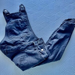 Blue grey painters overalls